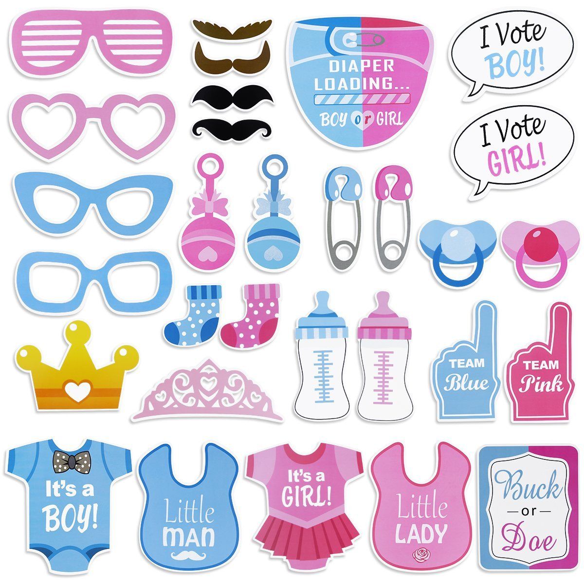 Fotorequisiten - Gender Reveal