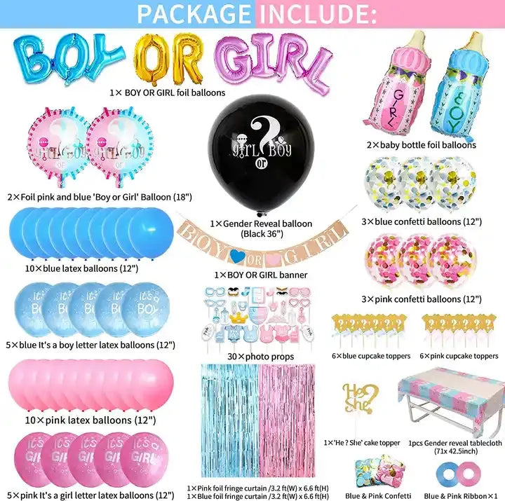 Gender Reveal Set (Prime) Gender Reveal
