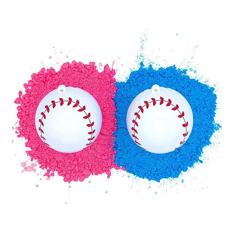 Gender Reveal Baseball Blau Gender Reveal