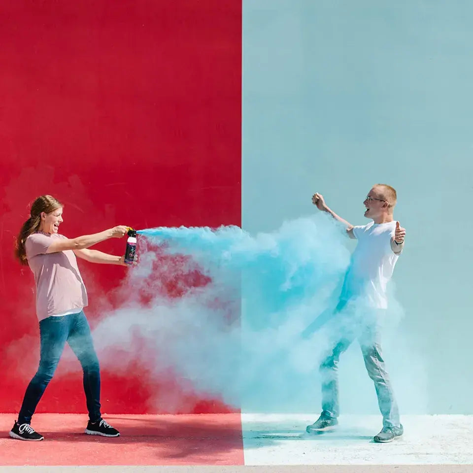 Gender Reveal Feuerlöscher Blau